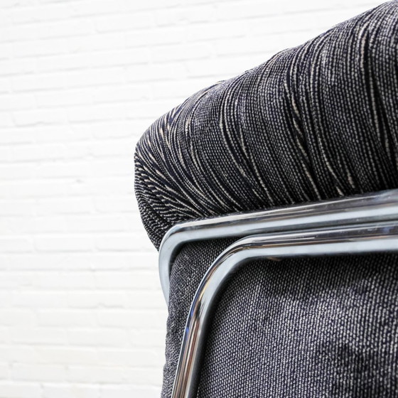 Image 1 of Fauteuil de salon italien à structure tubulaire '70S