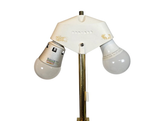 Image 1 of Herda Holland - Lampadaire - Laiton - Chrome - 3E Quart 20ème siècle