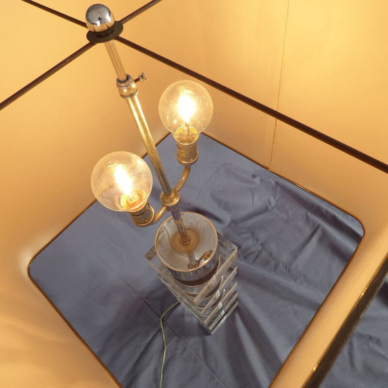 Image 1 of Lampe de table vintage en métal chromé, 1970