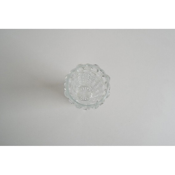 Image 1 of Vase vintage en verre repoli par Pavel Pánek pour Sklo Union Libochovice, Tchécoslovaquie 1970