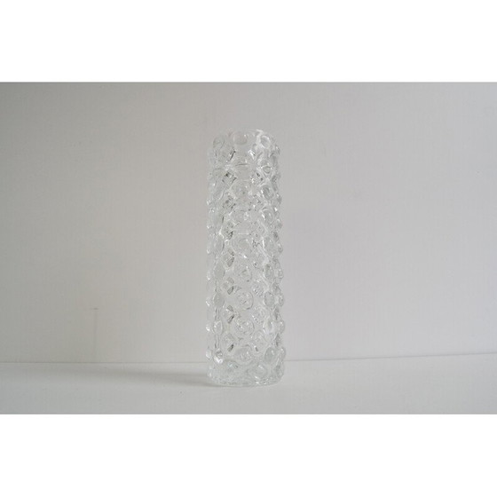 Image 1 of Vase vintage en verre repoli par Pavel Pánek pour Sklo Union Libochovice, Tchécoslovaquie 1970