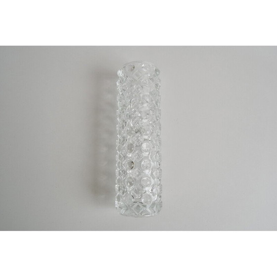 Image 1 of Vase vintage en verre repoli par Pavel Pánek pour Sklo Union Libochovice, Tchécoslovaquie 1970