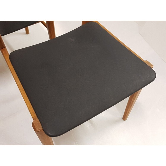 Image 1 of Ensemble de 4 chaises scandinaves vintage
