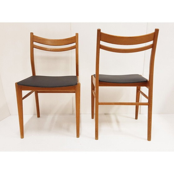 Image 1 of Ensemble de 4 chaises scandinaves vintage