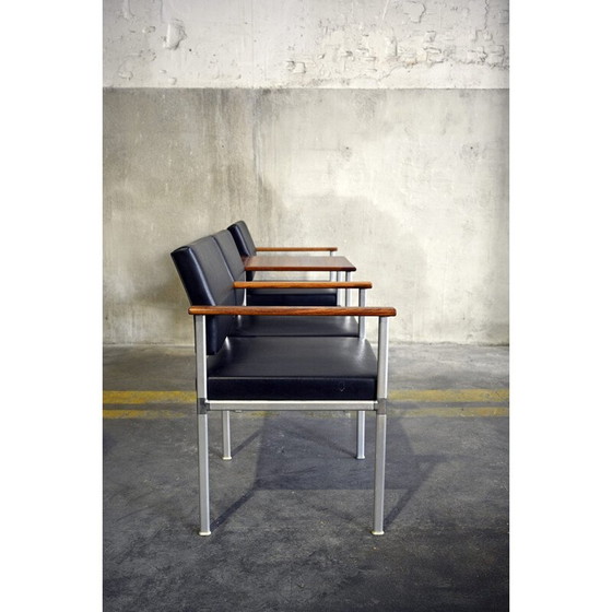 Image 1 of Banc vintage en aluminium par Lübke, 1960s