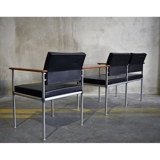 Image 1 of Banc vintage en aluminium par Lübke, 1960s