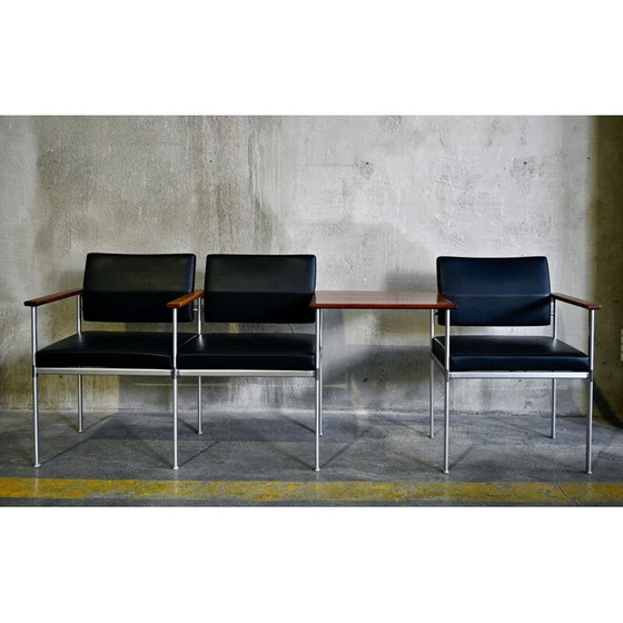 Image 1 of Banc vintage en aluminium par Lübke, 1960s