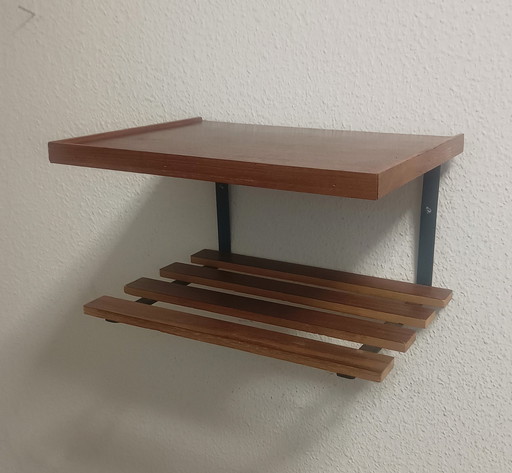 Étagère murale Fifties avec deux étagères