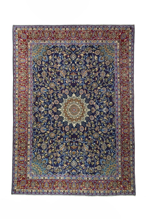 Tapis Kashmar noué à la main - 407 X 290 cm - Motifs élégants & laine de haute qualité