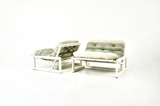 Image 1 of Chaises longues "Carlotta" par Tobia & Afra Scarpa pour Cassina, 1960S, ensemble de 2