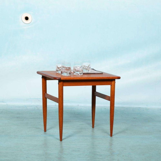 Image 1 of Ensemble vintage de tables d'appoint en teck organique, tables d'appoint des années 60