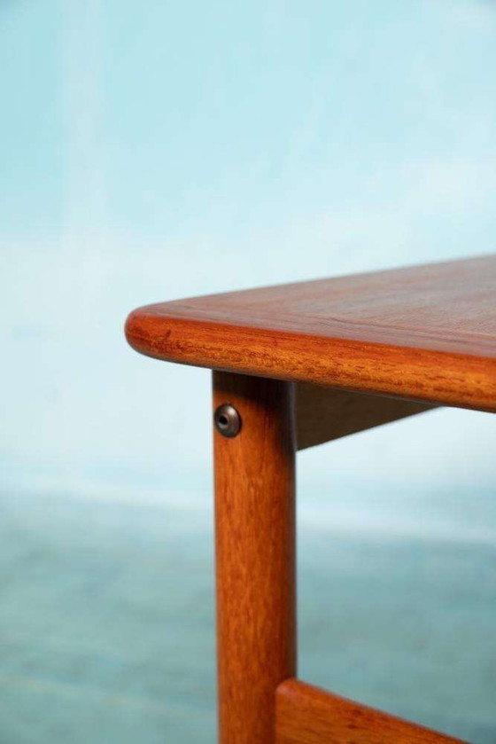 Image 1 of Ensemble vintage de tables d'appoint en teck organique, tables d'appoint des années 60