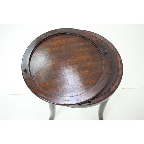 Image 1 of Tabouret en bois Fischel, Tchécoslovaquie 1910's