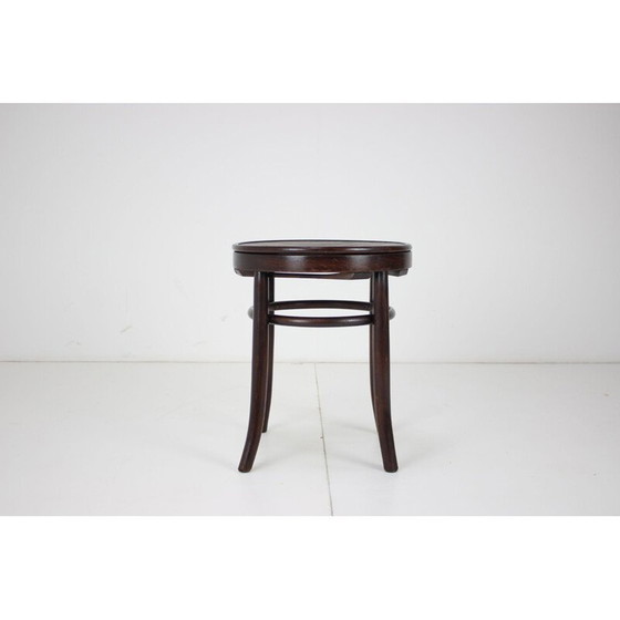 Image 1 of Tabouret en bois Fischel, Tchécoslovaquie 1910's