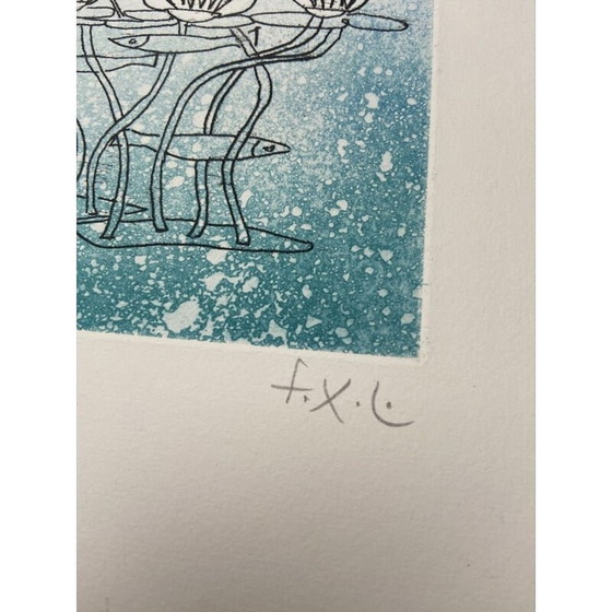 Image 1 of Peinture ancienne "Histoire naturelle" de François-Xavier Lalanne, 2006