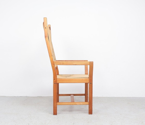 Image 1 of Fauteuil haut Tage Poulsen pour Gram rouge, 1970S