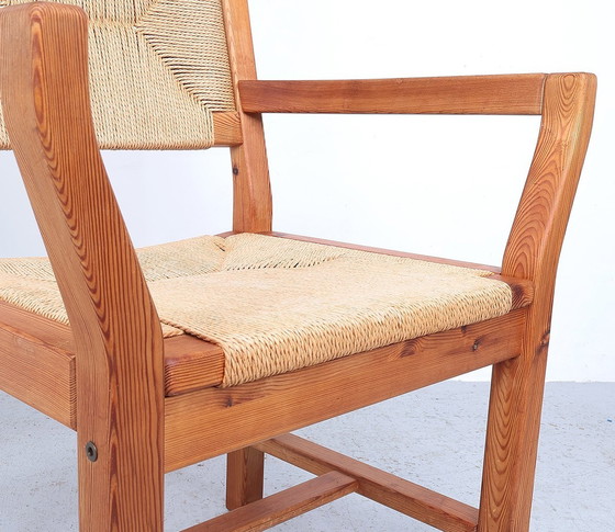 Image 1 of Fauteuil haut Tage Poulsen pour Gram rouge, 1970S