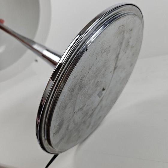 Image 1 of Lampe de table vintage à champignon en chrome, Italie 1970