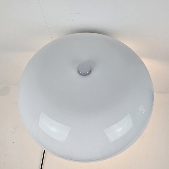 Image 1 of Lampe de table vintage à champignon en chrome, Italie 1970
