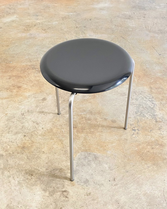 Image 1 of Fritz Hansen Dot Stool By Arne Jacobsen