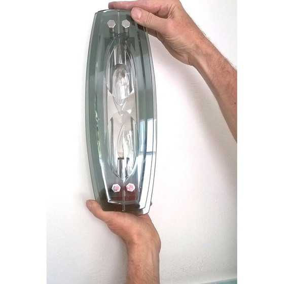 Image 1 of Ensemble de 2 appliques murales vintage de Veca, années 1960