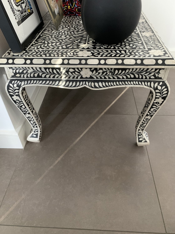 Image 1 of Bone Inlay Coffee Table