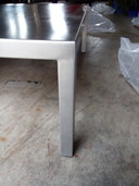 Table basse en acier inoxydable Uno