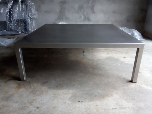 Table basse en acier inoxydable Uno