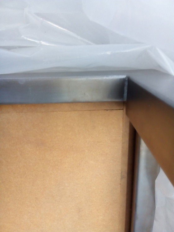 Image 1 of Table basse en acier inoxydable Uno