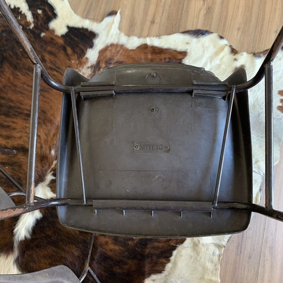 Image 1 of Ensemble de 4 chaises en plastique vintage de Sitting