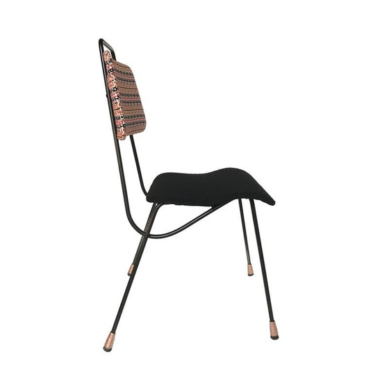 Image 1 of Ensemble de 4 chaises en fil de fer vintage par Hnos Vidal, Espagne 1950s