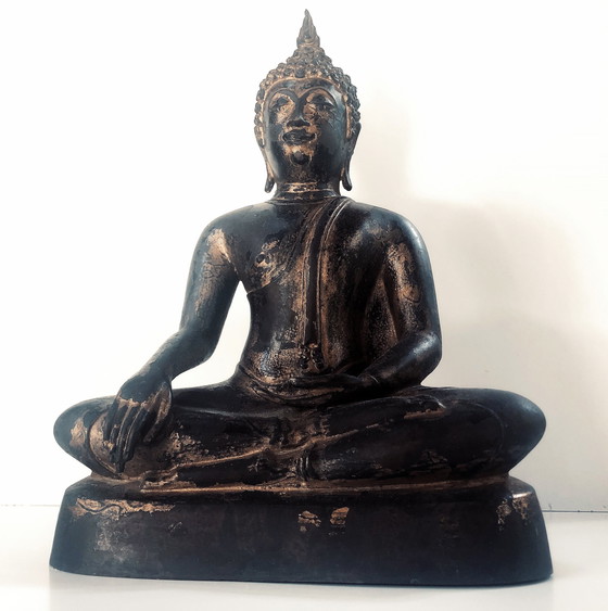 Image 1 of Bouddha Shakyamuni, Ayutthaya • Bronze Doré • Thaïlande • XVIIe Siècle