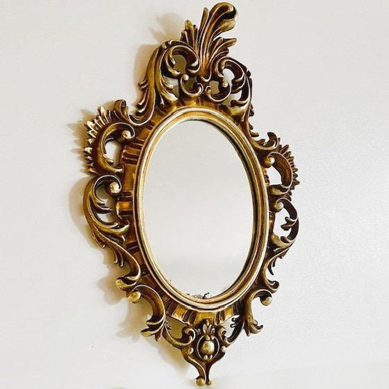 Image 1 of Miroir baroque Roberta Wood pour Cimena Torino 1950s