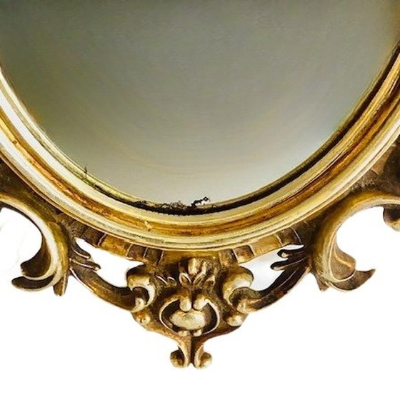 Image 1 of Miroir baroque Roberta Wood pour Cimena Torino 1950s