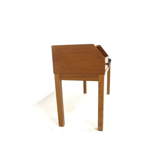 Image 1 of Banc téléphonique vintage en teck, Suède 1960