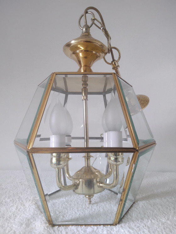 Image 1 of Deknudt Lampe suspendue avec 4 points lumineux.