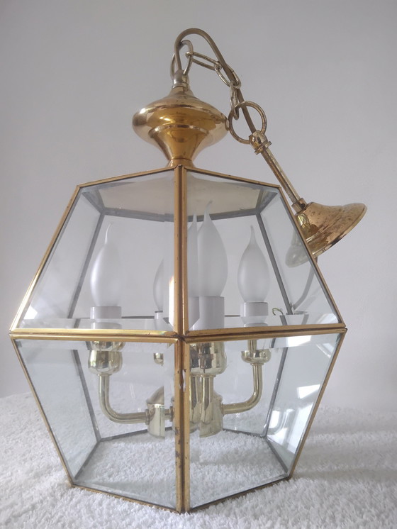 Image 1 of Deknudt Lampe suspendue avec 4 points lumineux.