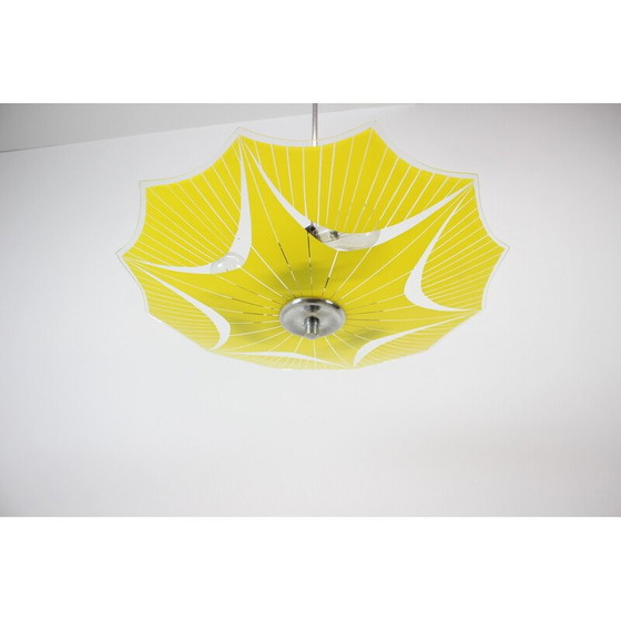Image 1 of Lampe suspendue en verre du milieu du siècle par Napako, Tchécoslovaquie années 1960