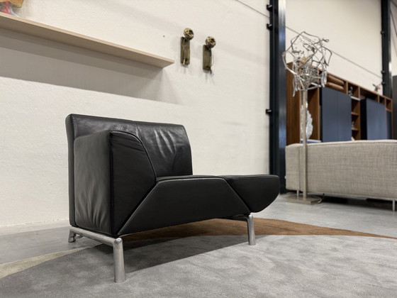 Image 1 of Fauteuil Jori Pacific Cuir Noir Réglable