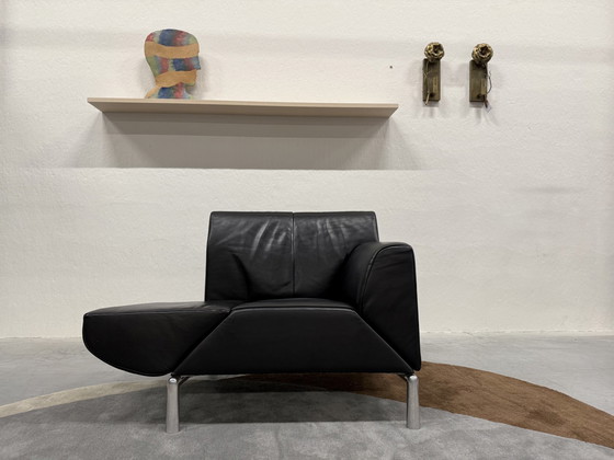 Image 1 of Fauteuil Jori Pacific Cuir Noir Réglable