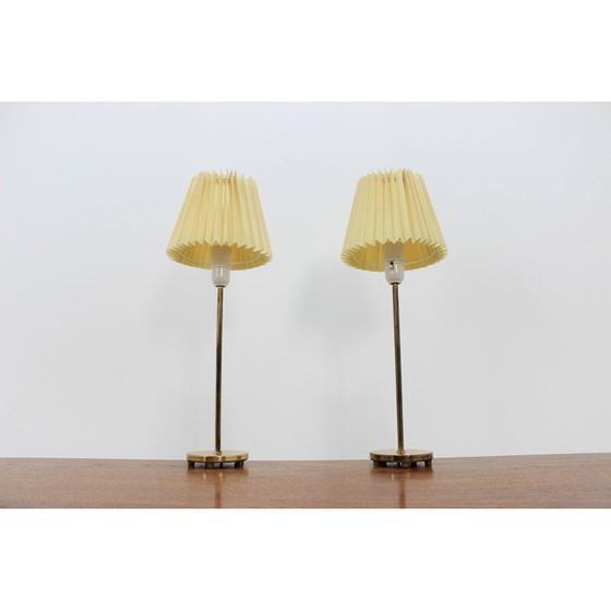 Image 1 of Ensemble de 2 lampes de bureau vintage par Falkenbergs Belysnings