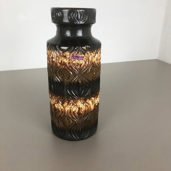 Image 1 of Grand vase vintage en lave grasse de Scheurich Allemagne 1970