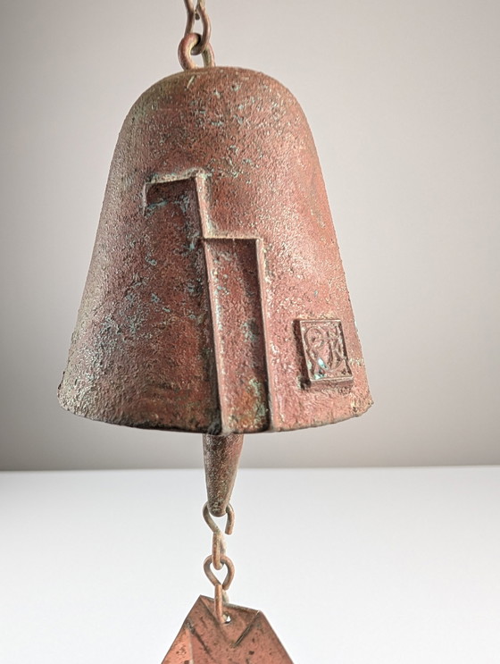 Image 1 of Cloche en bronze de Paolo Soleri pour Arcosanti, signée 1960S