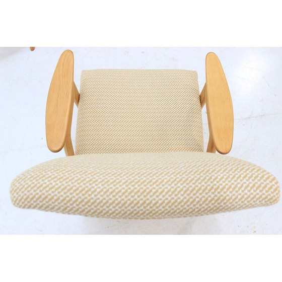 Image 1 of Paire de chaises longues vintage en hêtre par Jaroslav Šmídek pour Jitona, Tchécoslovaquie