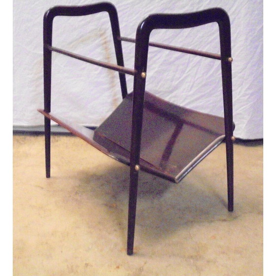 Image 1 of Porte-revues vintage en acajou par Ico Parisi 1950s