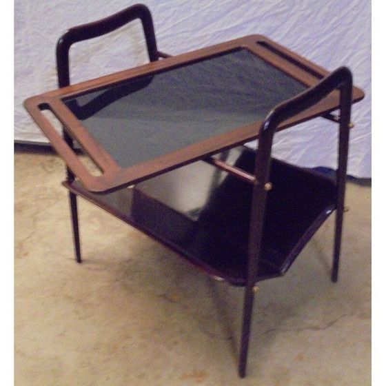 Image 1 of Porte-revues vintage en acajou par Ico Parisi 1950s