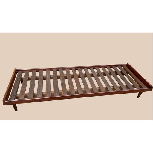 Lit de jour vintage en acajou, 1960