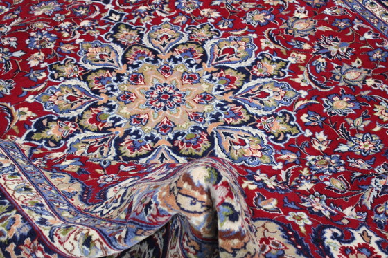 Image 1 of Tapis persan original noué à la main Isfahan Fin 423 X 294 cm Top condition