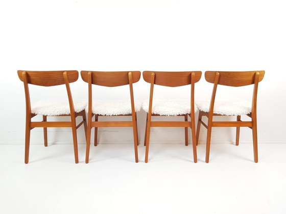 Image 1 of 4 Chaises de salle à manger vintage Danish Farstrup | New Upholstered Doodle