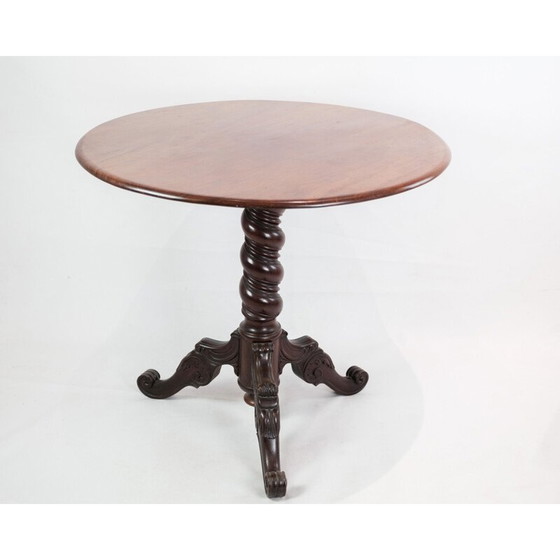 Image 1 of Table d'appoint vintage Acajou d'origine, Danemark 1860